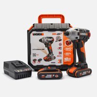 Worx WX261 20 V 2 Ah Kömürsüz Darbeli Çift Akülü Vidalama Makinesi