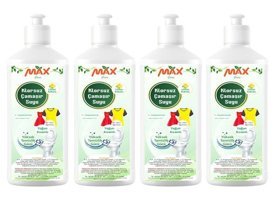 Max Green Klorsuz Limon Kokulu Konsantre Jel Çamaşır Suyu 4x1 lt