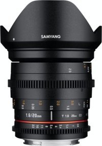 Samyang 20 mm f/1.8 Lens