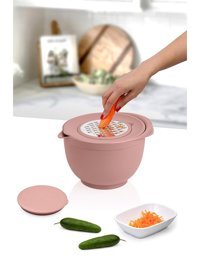Okyanus Home Hazneli Plastik 2 Parça Pudra Rende