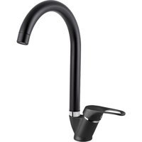 Kustar Cambridge 1238G8G8Y19-Ur1Jj Çift Girişli Aç Kapa Eviye Bataryası Mat Siyah