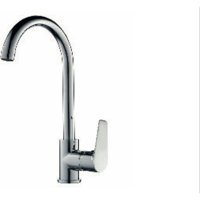 Fleko Gine MOC403 Kuğu Çift Girişli Aç Kapa Eviye Bataryası Krom