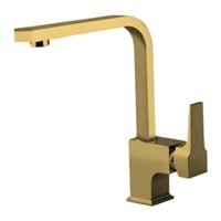 Newarc Aqua 941888L Çift Girişli Aç Kapa Eviye Bataryası Altın