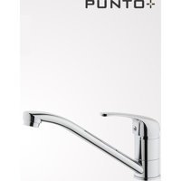 Punto Ideo A41087 Kuğu Çift Girişli Aç Kapa Eviye Bataryası Gri