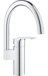 Grohe Euro Smart 33202003 Çift Girişli Aç Kapa Eviye Bataryası Krom