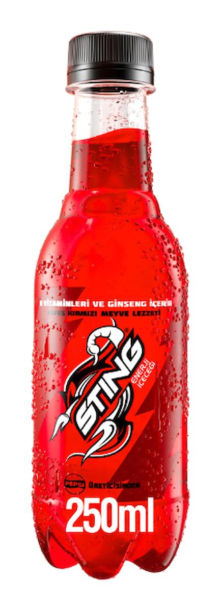 Sting Çilek Aromalı Enerji İçeceği 12x250 ml