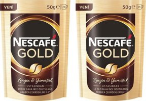 Nescafe Gold Paket Granül Kahve 2x50 gr