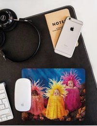 WuW Çiçek Bebekler 22x18 cm S Mousepad Çok Renkli
