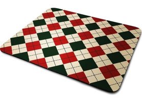 WuW Retro Desen 22x18 cm S Mousepad Çok Renkli
