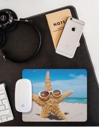 WuW Deniz Yıldızı 22x18 cm S Mousepad Çok Renkli