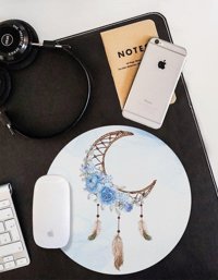 WuW Düş Kapanı Yuvarlak 20 cm S Mousepad Çok Renkli