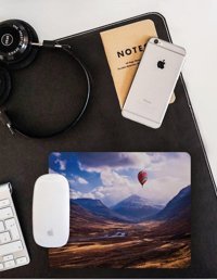 WuW Özgürlük Balonu 22x18 cm S Mousepad Çok Renkli