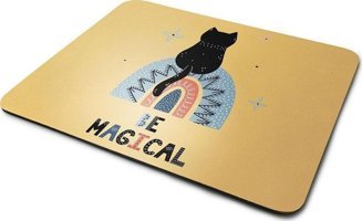 WuW Sihirli Ol 22x18 cm S Mousepad Çok Renkli