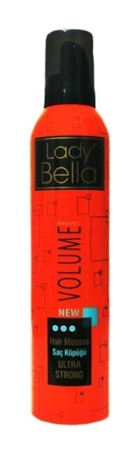 Lady Bella Maximum Volume Ultra Strong Hacim Veren Saç Köpüğü 300 ml