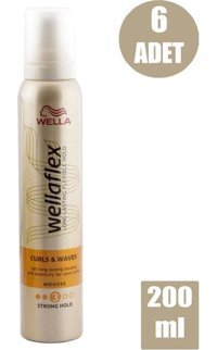 Wella WellaFlex Curls & Waves Saç Köpüğü 6x200 ml