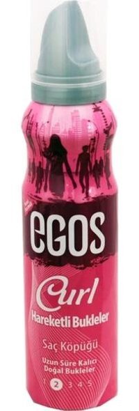 Egos Curl Hareketli Bukleler Saç Köpüğü 125 ml
