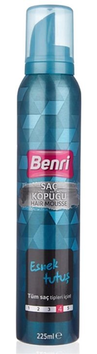Benri Esnek Tutuş Tüm Saçlar İçin Saç Köpüğü 225 ml