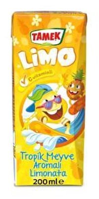 Tamek Limo Tropik Meyve Aromalı Limonata 200 ml