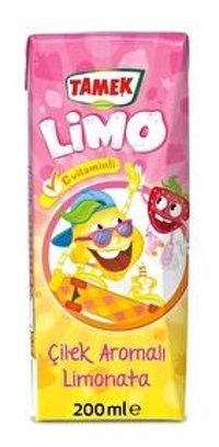 Tamek Limo Çilek Aromalı Limonata 200 ml