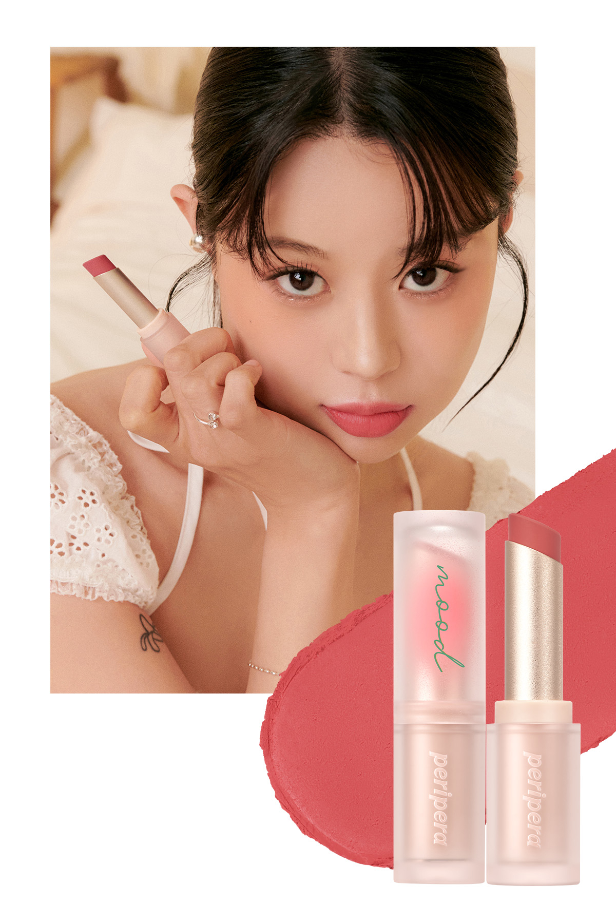Peripera Ink Mood Matte Tulip Feature 15 Kalıcı Krem Lipstick Ruj