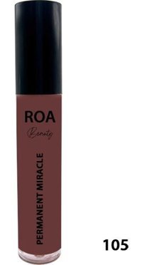 Roa Bitkisel Permanent Miracle 105 Kalıcı Mat Likit Fırçalı Ruj
