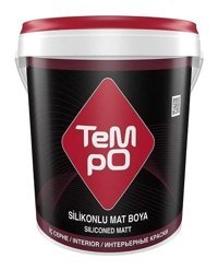 Tempo Su Bazlı Plastik Mat İç Cephe Boyası 3.5 lt Kül