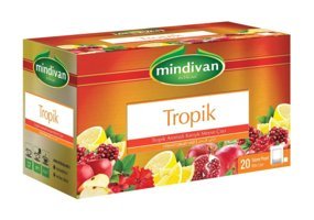 Mindivan Tropik Orman Meyveli Bardak Poşet Çay 20 Adet