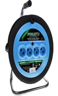 Prestij PR31550 2200 W Kalın Akım Korumalı 4'lü 35 m Uzatma Kablosu Mavi