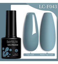 Lily Cute F043 Mavi Kalıcı Mat Oje