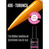Clarita 406 Turuncu Kalıcı Parlak Oje
