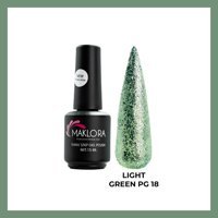 Maklora Platinum Gel Light Green Yeşil Kalıcı Simli Parlak Oje
