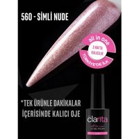 Clarita 560 Nude Kalıcı Simli Parlak Oje