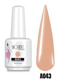 Mozıur A043 Bej Kalıcı Parlak Oje