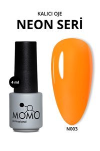 Momo Professional N003 Turuncu Kalıcı Simli Parlak Oje