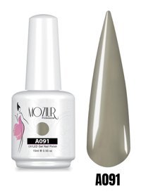 Mozıur A091 Gri Kalıcı Parlak Oje