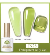 Born Pretty JN28 Yeşil Kalıcı Jelly Oje