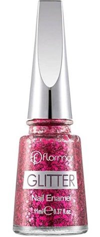 Flormar Glitter Ruby Light 3 Pembe Simli Glitter Oje