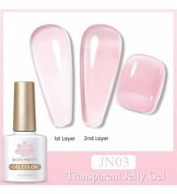 Born Pretty JN03 Pembe Kalıcı Jelly Oje