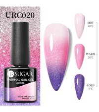 UrSugar URC020 Çok Renkli Kalıcı Simli Parlak Oje