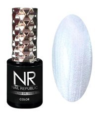 Nail Republic No010 Beyaz Kalıcı Simli Parlak Oje