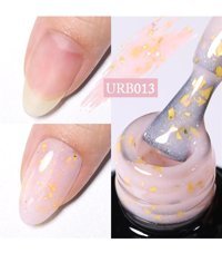 UrSugar URB013 Pembe Kalıcı Simli Parlak Oje