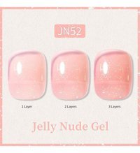 Born Pretty JN52 Pembe Kalıcı Simli Parlak Oje