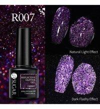 UrSugar Reflective R007 Mor Kalıcı Simli Parlak Oje