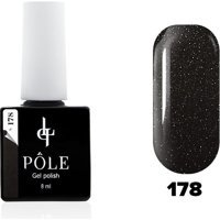 Pole Professional 178 Siyah Kalıcı Simli Parlak Oje