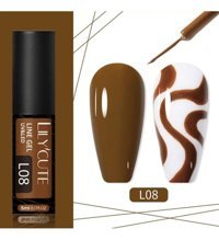 Lily Cute L08 Kahve Kalıcı Jelly Oje