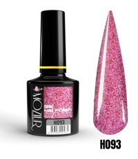 Mozıur H093 Pembe Kalıcı Simli Parlak Oje
