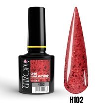 Mozıur H102 Kırmızı Kalıcı Simli Parlak Oje