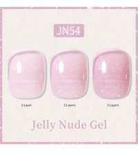 Born Pretty JN54 Pembe Kalıcı Simli Parlak Oje