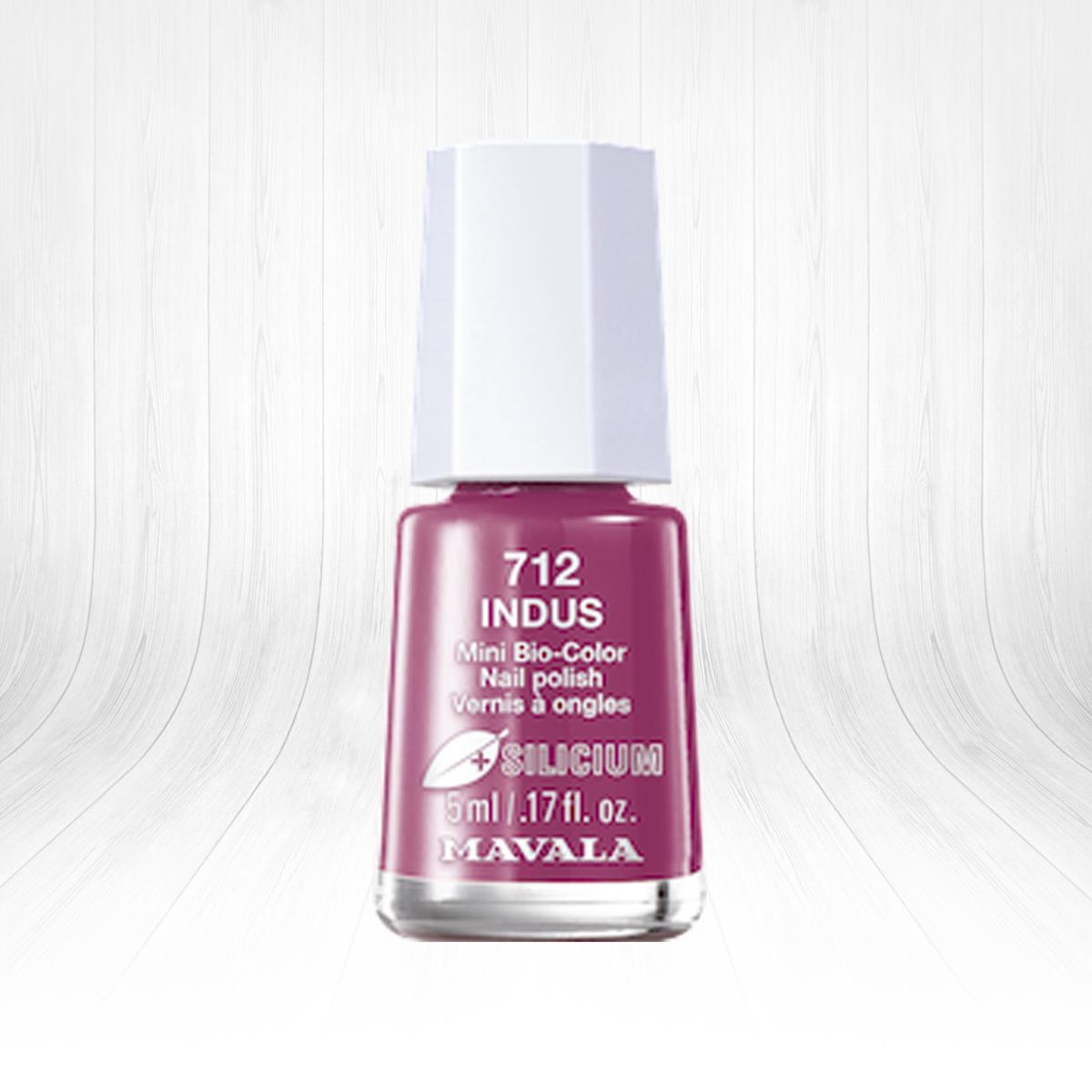 Mavala Mini Bio-Color Silicium Indus Açık Mor Simli Simli Oje