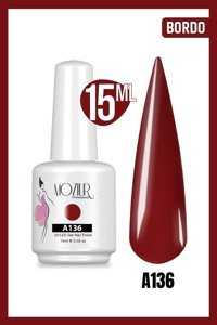 Mozıur A136 Kırmızı Kalıcı Parlak Oje